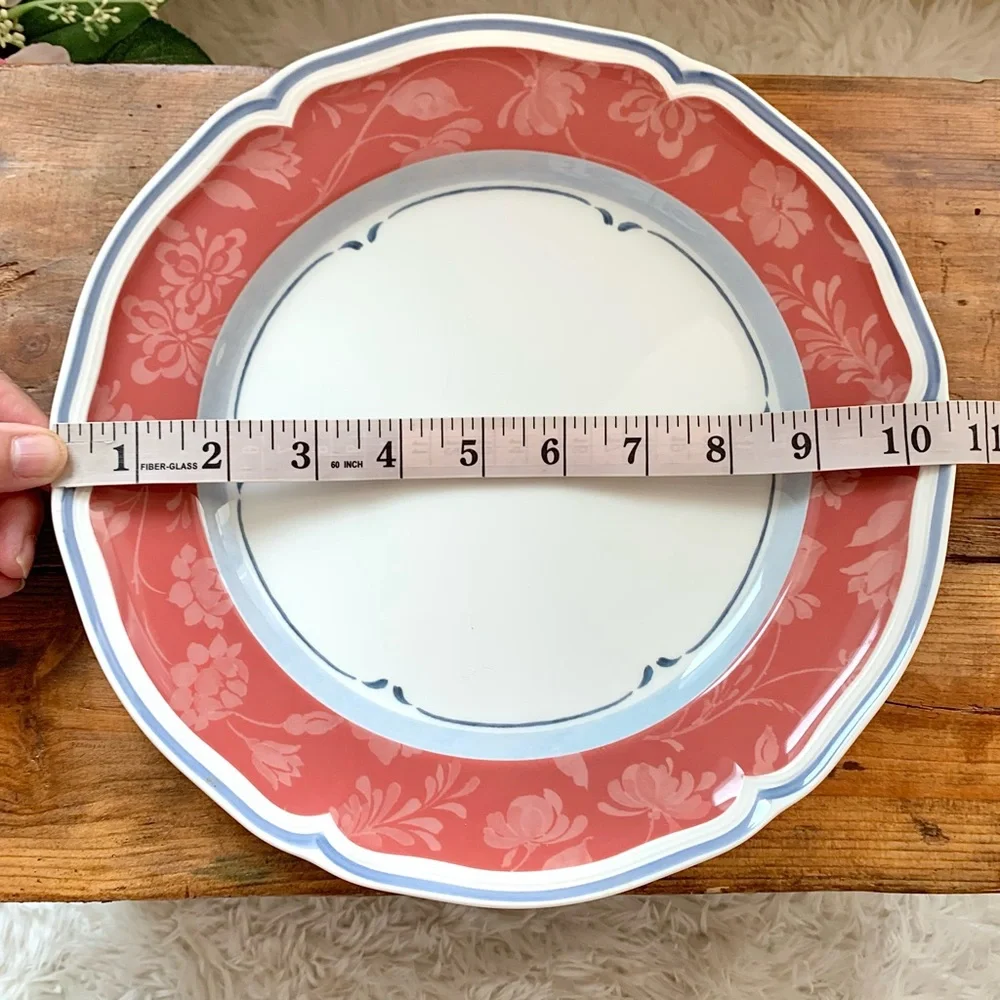 Villeroy & Boch Cottage (1) Red Dinner Plate Country Collection ONE 10.5” Plate
